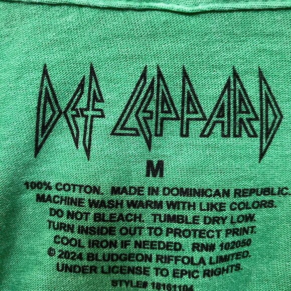 Def Leppard Hysteria Heavy Metal Band T-Shirt Medium - Picture 4 of 4